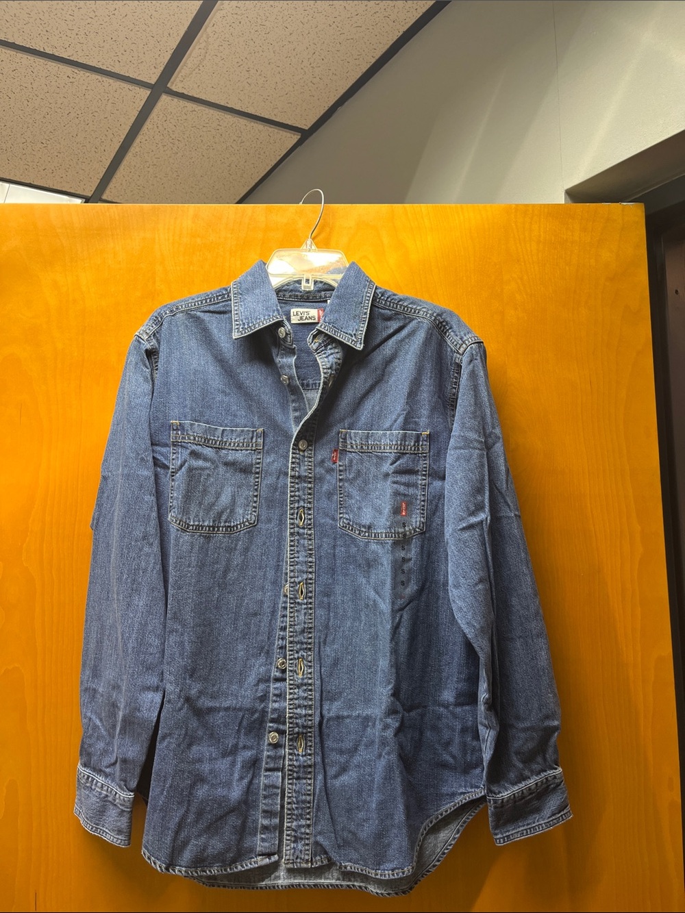 Levi's Dark Blue Denim Shirt Jacket
